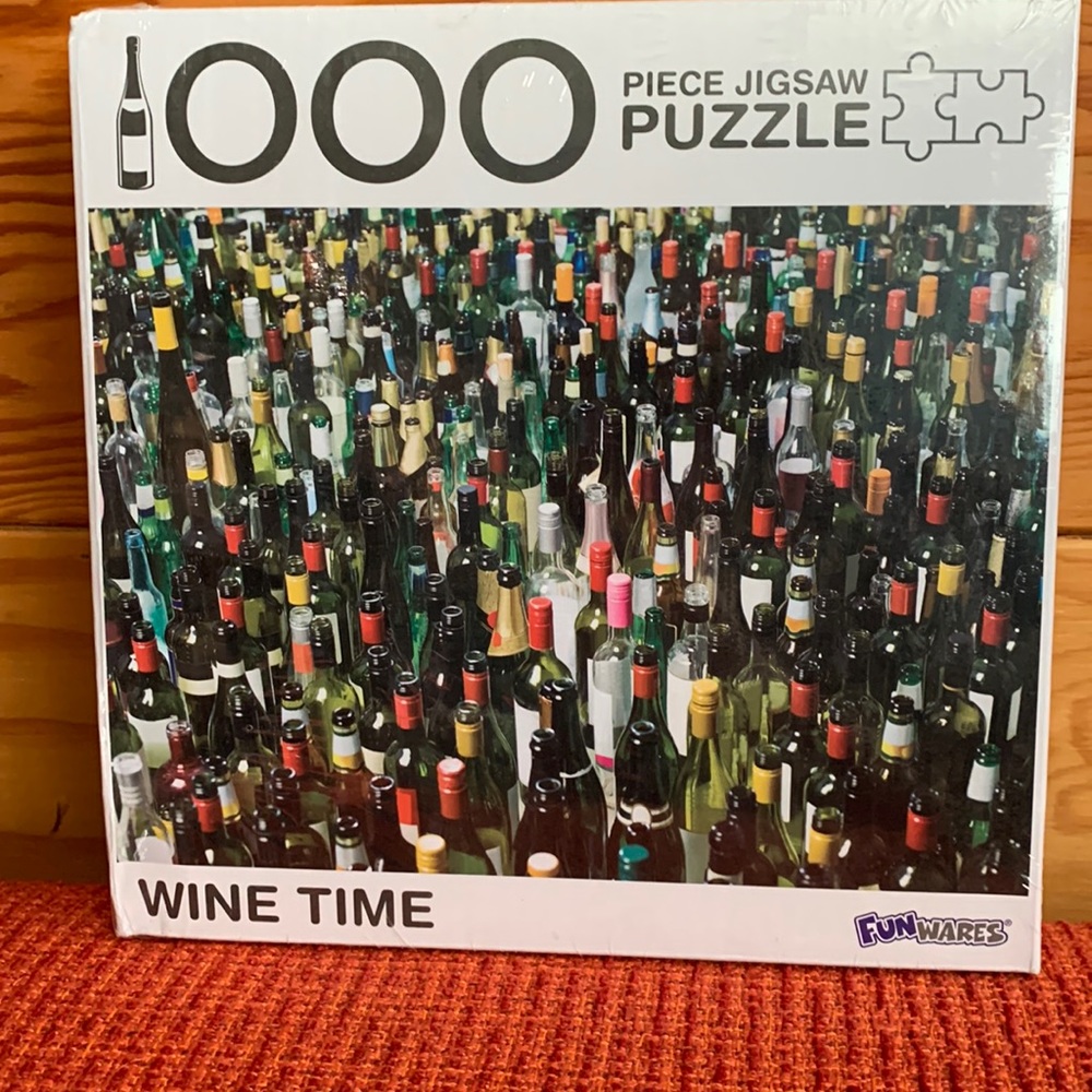 NEW 1000 Piece Puzzle — Wine Time
